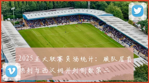 2025五大联赛负场统计：狼队居首热刺与西汉姆并列倒数第二